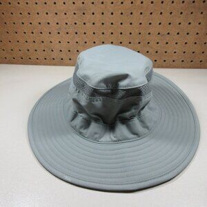 Sunday Afternoons mens solid gray nylon vented bucket hiking sun hat L